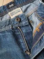 D&G destroyed jeans maat 35, Dolce & Gabbana, Blauw, Ophalen of Verzenden, W33 - W34 (confectie 48/50)