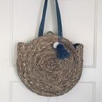nieuwe rieten tas mand met leuke pompoen decoratie strandtas, Sieraden, Tassen en Uiterlijk, Tassen | Damestassen, Ophalen of Verzenden