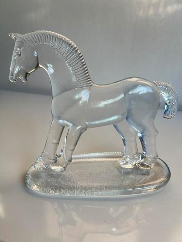 Vintage Kosta Boda Groot Glazen Paard Bertil Vallien 70’s beschikbaar voor biedingen