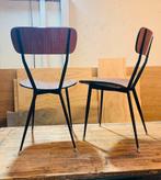 Set vintage Fly Brevettato stoelen, Huis en Inrichting, Ophalen, Overige materialen, Gebruikt, Twee