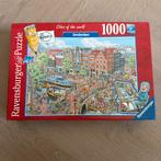 Ravensburger puzzel Amsterdam 1000 stukjes fleroux cities, Hobby en Vrije tijd, Denksport en Puzzels, Ophalen, Zo goed als nieuw