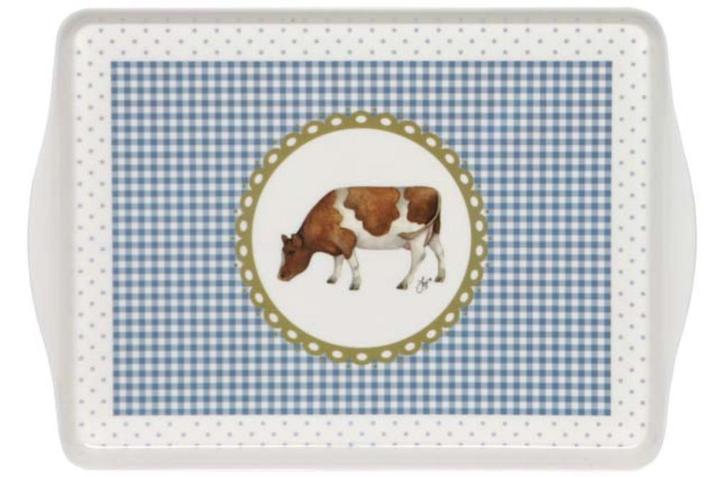 Dienblad Koe Happy Cow  servies, Huis en Inrichting, Keuken | Servies, Nieuw, Overige typen, Overige stijlen, Overige materialen