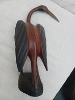 VINTAGE Houtsnijwerk Afrikaanse vogel, Antiek en Kunst, Ophalen of Verzenden