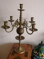 Koperen kandelaar 5 arms, Antiek en Kunst, Ophalen of Verzenden, Koper of Brons