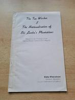 Tea Workers, the Nationalisation of Sri Lanka's plantation, Ophalen of Verzenden, Zo goed als nieuw