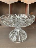 Decoratieve schaal op voet, puntgaaf., Antiek en Kunst, Antiek | Glas en Kristal, Ophalen of Verzenden