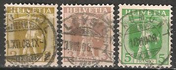 Zwitserland serie 95 - 97 O. ADV. no.6 T.  beschikbaar voor biedingen