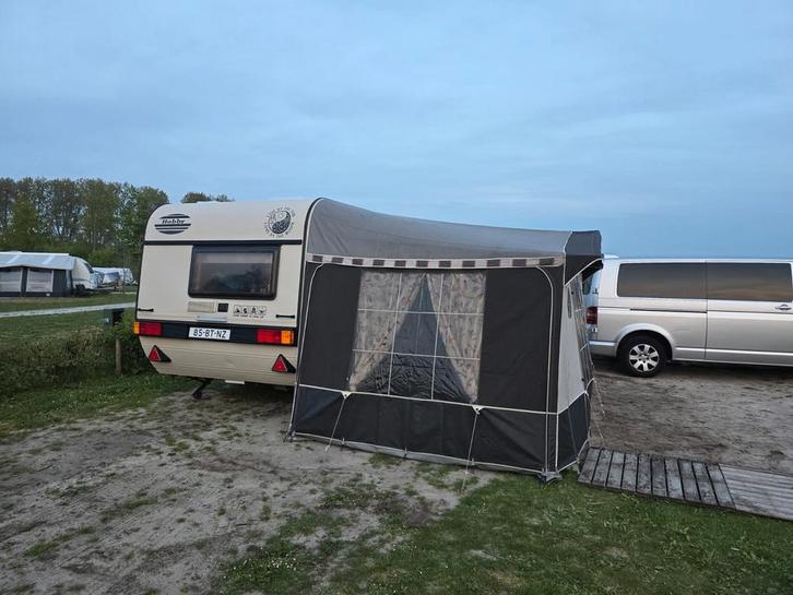 Hobby caravan met issabella voortent, Caravans en Kamperen, Caravans, Particulier, tot en met 4, Rondzit, Hobby, Ophalen