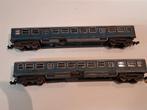 Set van 2 ns rijtuigen N-spoor, Hobby en Vrije tijd, Modeltreinen | N-Spoor, Overige merken, Gebruikt, Gelijkstroom, Wagon