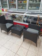Nieuwe Wicker Tuinset - 2 Stoelen + Tafel, Tuin en Terras, Tuinsets en Loungesets, Kunststof, Bijzettafel, Generic, Example Street 123, 1000 AA Amsterdam