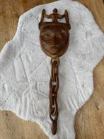 Afrikaans Houten Masker - Handgemaakt Decoratie, Ophalen of Verzenden