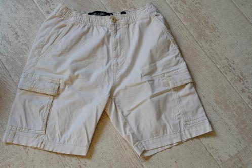 Korte broek heren Indicode Jeans maat S  roomwit/beige, Kleding | Heren, Broeken en Pantalons, Zo goed als nieuw, Maat 46 (S) of kleiner
