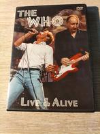 The who - live & alive, Cd's en Dvd's, Dvd's | Muziek en Concerten, Ophalen of Verzenden