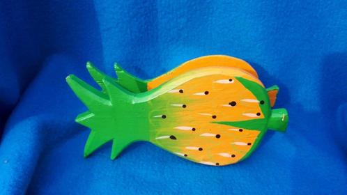 ZGAN servettenhouder hout stevig ananas brievenstandaard, Verzamelen, Retro, Huis en Inrichting, Ophalen of Verzenden
