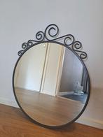 Ronde spiegel, Huis en Inrichting, Woonaccessoires | Spiegels, Ophalen, Minder dan 50 cm, Rond, Zo goed als nieuw