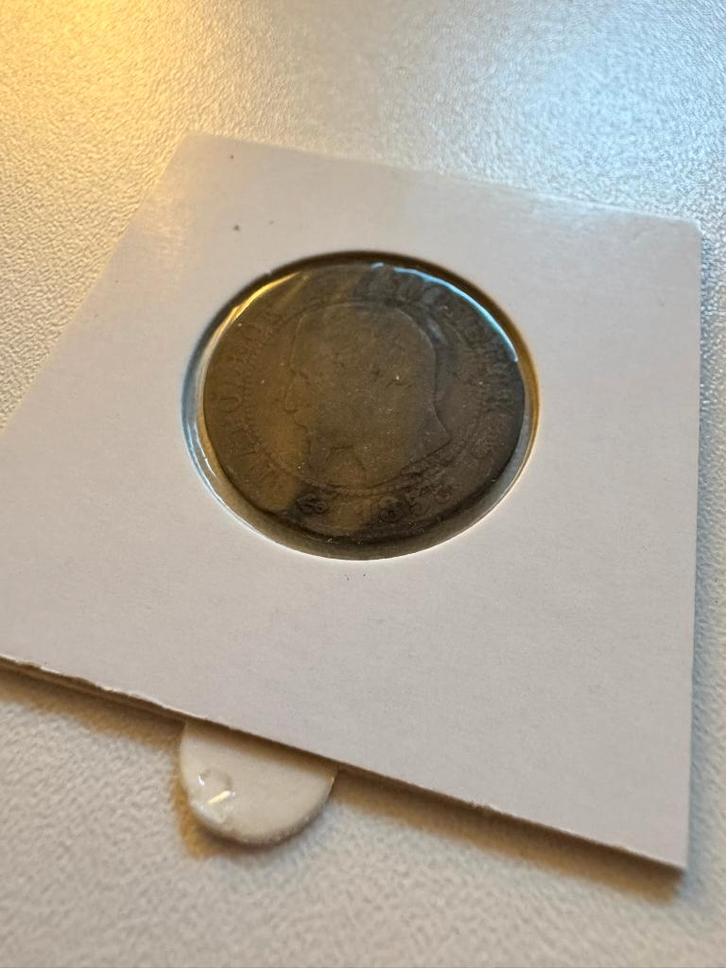 Munt Frankrijk Napoleon III 1856, Postzegels en Munten, Munten | Europa | Niet-Euromunten, Losse munt, Frankrijk, Verzenden