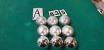 kerstballen zilver kunststof 9 stuks [A835], Ophalen of Verzenden