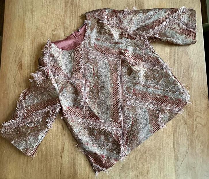 Geisha Top met Lurex - Maat S, Kleding | Dames, Tops, Zo goed als nieuw, Maat 36 (S), Ophalen of Verzenden