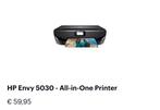 HP envy 5030 all in one printer (scannen, printen etc), Ophalen, Hp, Kopieren, Inkjetprinter