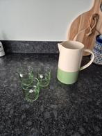 Postcodeloterij kan met 3 glazen groen nieuw, Huis en Inrichting, Keuken | Servies, Ophalen of Verzenden, Nieuw, Aardewerk