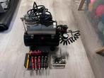 Complete Airbrush Set met Compressor & 6 Pistolen, Hobby en Vrije tijd, Ophalen, Gebruikt