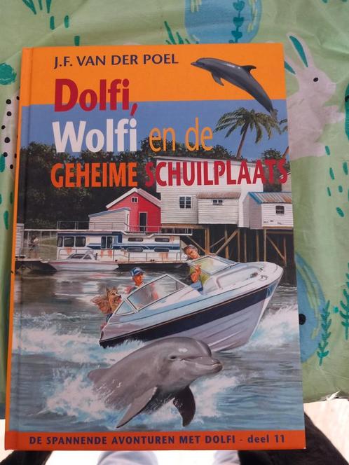 J.F. van der Poel - Dolfi, Wolfi en de geheime schuilplaats, Boeken, Kinderboeken | Jeugd | 10 tot 12 jaar, Zo goed als nieuw