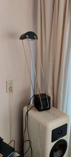Tafellamp zwart art deco Vintage Retro, Ophalen, Zo goed als nieuw, Metaal, 50 tot 75 cm