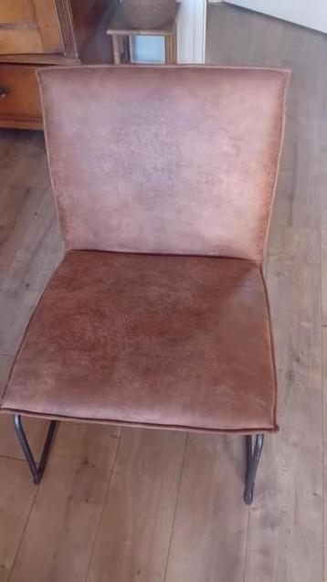 Stoel/ fauteuil cognac beschikbaar voor biedingen