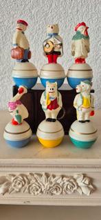 Antieke Celluloid Roly Poly Tuimelaars (6), Ophalen of Verzenden