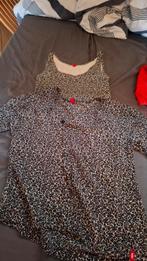 Leuke edc dames set blouse met topje, Zwart, Ophalen of Verzenden, Zo goed als nieuw, Maat 34 (XS) of kleiner