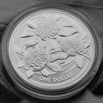 2022 Australia Wildflowers - Waratah - 1 oz silver BU, Ophalen of Verzenden, Zilver