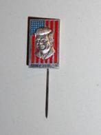 oud metalen speldje - PRESIDENT KENNEDY -, Ophalen of Verzenden, Gebruikt, Overige onderwerpen, Speldje of Pin