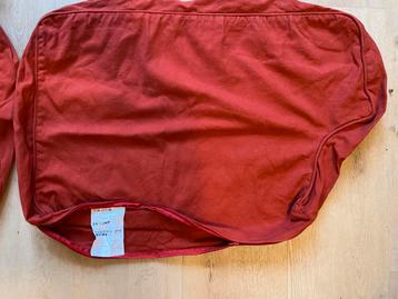 IKEA rode hoes  voor driezits Ektorp bank - afbeelding 6