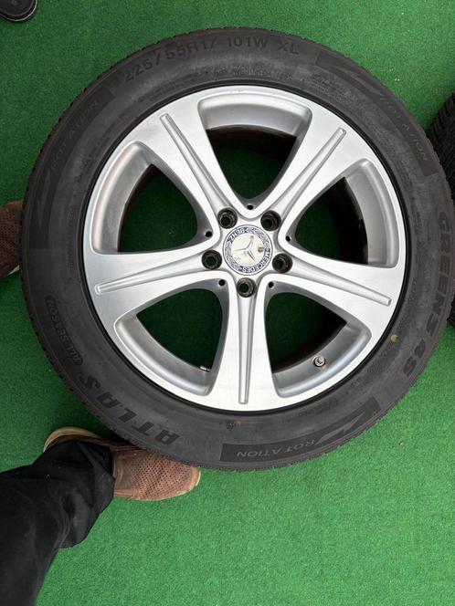 Mercedes E klasse originele velgen, Auto-onderdelen, Banden en Velgen, Banden en Velgen, Winterbanden, 17 inch, 225 mm, Ophalen of Verzenden