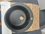 Ronde Opbouwspoelbak zwart, Ophalen, Minder dan 50 cm, Zwart, Nieuw
