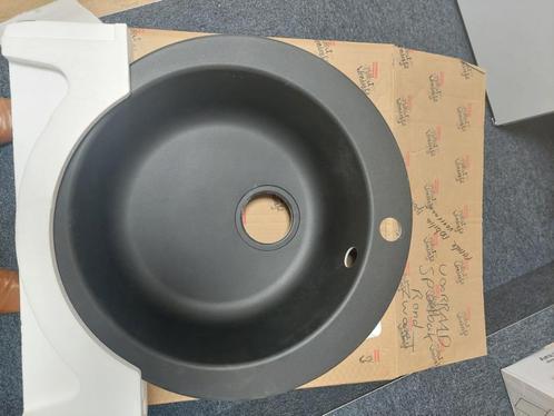 Ronde Opbouwspoelbak zwart, Huis en Inrichting, Keuken | Keukenelementen, Nieuw, Minder dan 100 cm, Minder dan 50 cm, Minder dan 25 cm