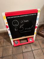 Leuk groot houten kinder speelbord krijt, Ophalen of Verzenden, Zo goed als nieuw, Krijtbord