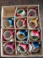 Oude kerstballen van glas deukballen, Ophalen of Verzenden, Zo goed als nieuw