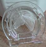 Glaze asbak geslepen paardenhoofd, Antiek en Kunst, Ophalen of Verzenden