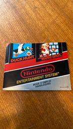 NES: Super Mario / Duck Hunt Handleiding, Avontuur en Actie, 1 speler, Ophalen of Verzenden, Zo goed als nieuw