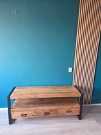 Mooie mangohout tv meubel(150cm), Ophalen, 100 tot 150 cm, Mangohout, Zo goed als nieuw