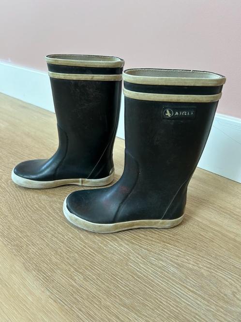Donkerblauwe regenlaarzen van Aigle, maat 28, Kinderen en Baby's, Kinderkleding | Schoenen en Sokken, Gebruikt, Laarzen, Jongen of Meisje