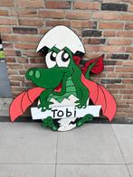 Geboortebord dino, Kinderen en Baby's, Kraamcadeaus en Geboorteborden, Ophalen, Gebruikt