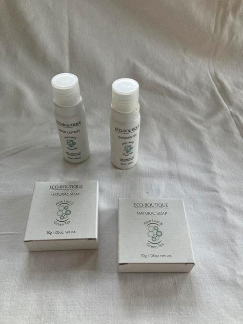 Nieuwe, mini hotelverpakkingen Eco-Boutique., Sieraden, Tassen en Uiterlijk, Uiterlijk | Lichaamsverzorging, Nieuw, Ophalen of Verzenden