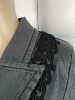 F1063 Yaya/Steps mt. M=38/40 jasje spijkerjasje jeans grijs, Kleding | Dames, Maat 38/40 (M), Ophalen of Verzenden, Zo goed als nieuw