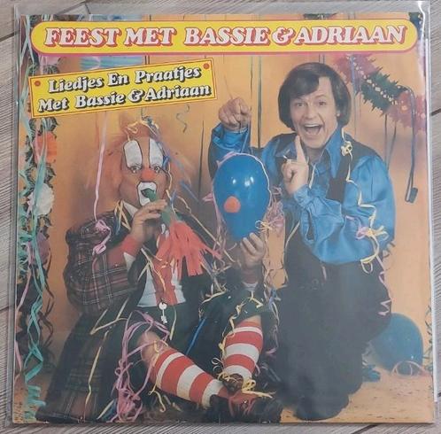 Feest Met Bassie & Adriaan - Vinyl LP, Cd's en Dvd's, Vinyl | Kinderen en Jeugd, Zo goed als nieuw, Muziek, Ophalen of Verzenden