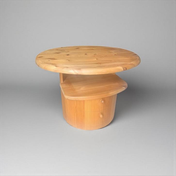 Deens Design Silkenborg tafel met draaibaar blad, Huis en Inrichting, Tafels | Bijzettafels, Zo goed als nieuw, Rechthoekig, 60 cm of meer