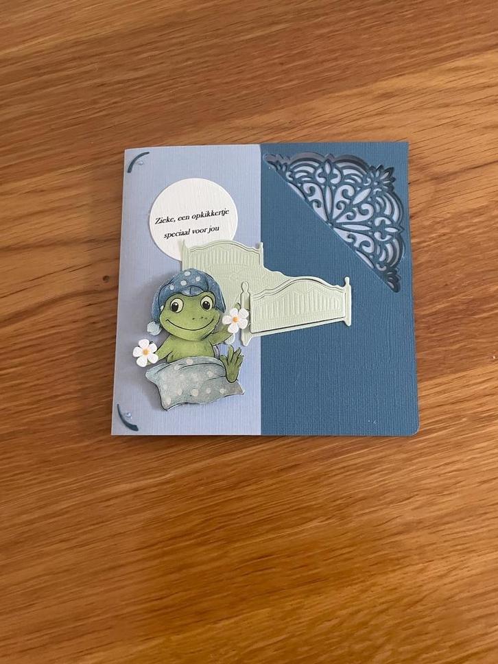 Kaartje opkikker (4), Hobby en Vrije tijd, Kaarten | Zelfgemaakt, Nieuw, Overige thema's, Ophalen of Verzenden