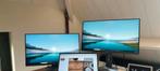 2x 24 inch beeldscherm - Perfect voor thuiswerken!, Computers en Software, Monitoren, Gebruikt, Full HD, DisplayPort, 60 Hz of minder