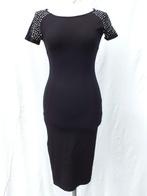 Gave zwarte jurk, strass op de schouder. Mt M Merk Kikiriki, ., Zwart, Maat 42/44 (L), Ophalen of Verzenden